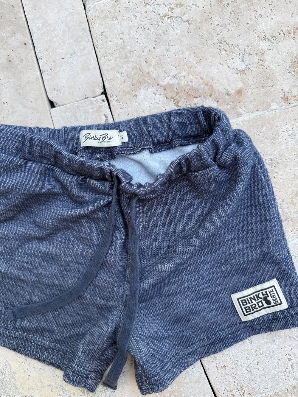 Binky Bratz Kids' Heather Navy Knit Shorts